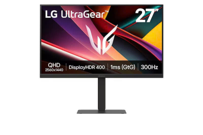 Màn hình chơi game IPS QHD LG UltraGear™ G6 27 inch 300Hz | 27G640A vớiDCI-P3 95% (Typ.), VESA DisplayHDR™ 400, 1ms (GtG), USB-C (PD 15W)